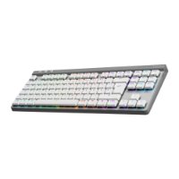 Tipkovnica LOGITECH Gaming G515 Lightspeed TKL, Tactile switch, RGB, mehanička, bežična, US Layout, USB, bijela