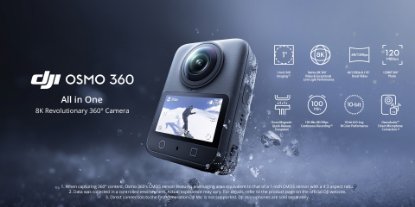 Prikažite detalje za Upoznaj DJI Osmo 360 - novu revolucionarnu 8K 360° kameru