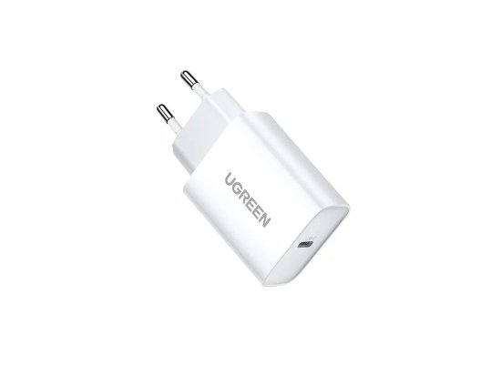 Kućni punjač UGREEN, 20W, USB-C PD, bijeli