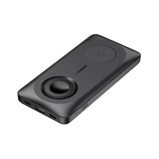Mobilni USB punjač VEGER MagMulti, 10000 mAh, bežični, crni