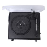 Gramofon AKAI ATT-15C, USB, SD, BT, FM radio, kazetofon, ugrađeni zvučnici, crni