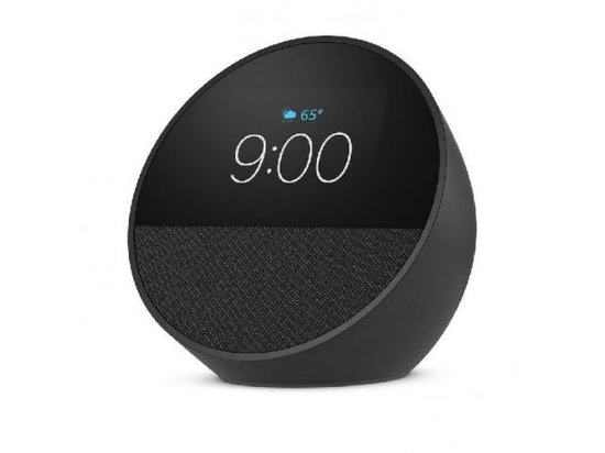 Pametni zvučnik AMAZON Echo Spot, integrirana budilica i sat, crni