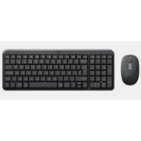 Tipkovnica + miš LOGITECH MK250 Compact Bluetooth Combo, bežična, crna