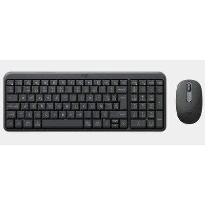 Tipkovnica + miš LOGITECH MK250 Compact Bluetooth Combo, bežična, crna