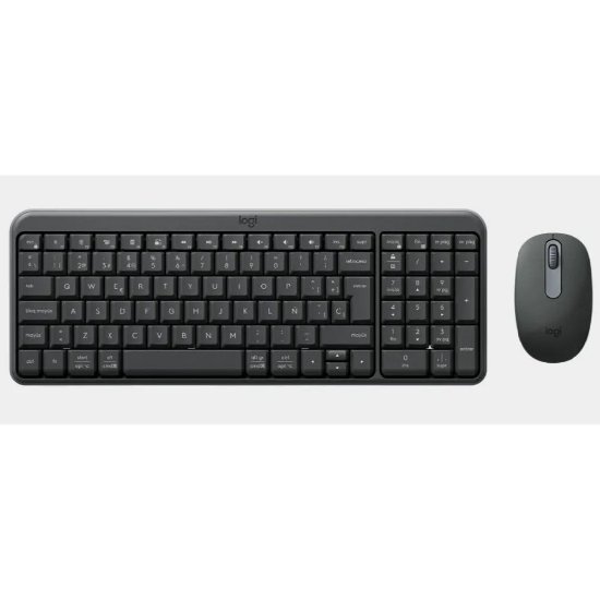 Tipkovnica + miš LOGITECH MK250 Compact Bluetooth Combo, bežična, crna