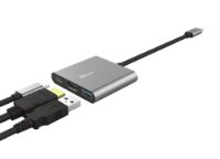 Docking station TRUST Dalyx, 3 u 1, USB-C na USB 3.1, USB-C, HDMI, za laptop