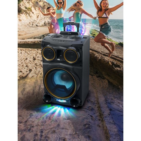 Karaoke MUSE M-1938DJ, 500W, LED, mikrofon, bluetooth