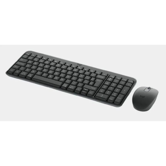Tipkovnica + miš LOGITECH MK250 Compact Bluetooth Combo, bežična, crna