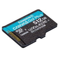 Memorijska kartica KINGSTON Canvas Go Plus SDCG4/512GBSP, Micro SDXC, 512GB, Class 10