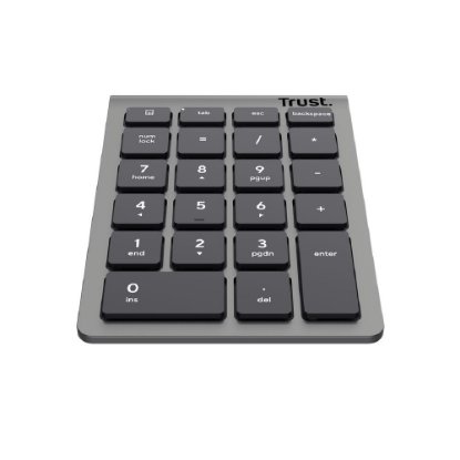 Numerička tipkovnica TRUST Xalas, bežična, siva