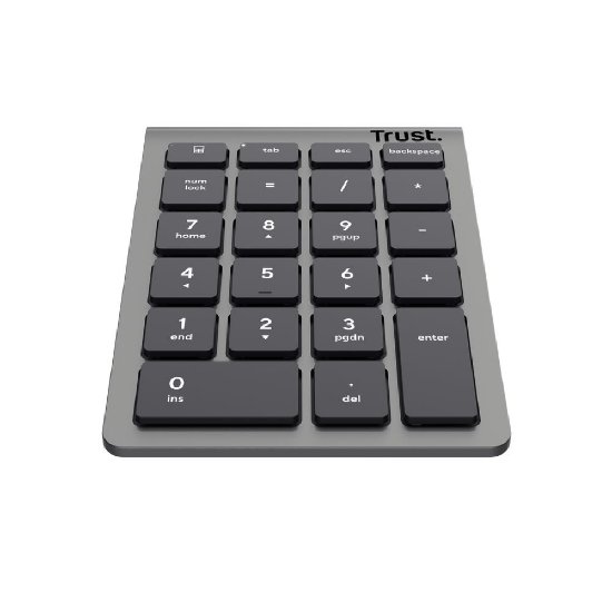 Numerička tipkovnica TRUST Xalas, bežična, siva