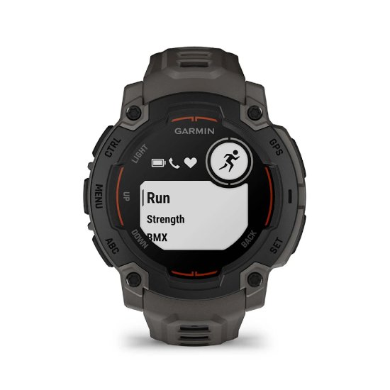 Pametni sat GARMIN Instinct E 45mm, GPS, HR, pametne obavijesti, crni