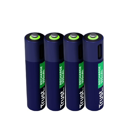 Baterije TRUST AAA, punjive, USB-C, 3 komada