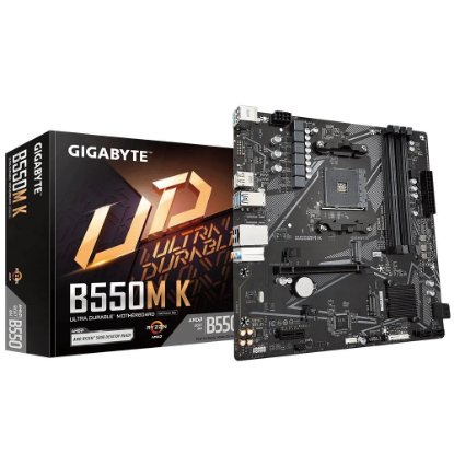 Matična ploča GIGABYTE B550M K, AMD B550, DDR4, mATX, s. AM4