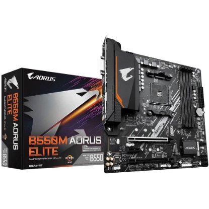 Matična ploča GIGABYTE B550M Aorus Elite, AMD B550, DDR4, mATX, s. AM4