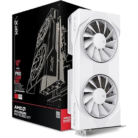 Grafička kartica XFX Radeon RX 9060 XT White Gaming OC, 8GB GDDR6