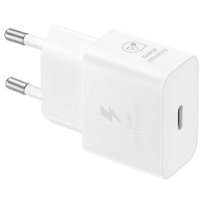 Kućni punjač SAMSUNG T2510, 25W, USB-C, bez kabela, bijeli