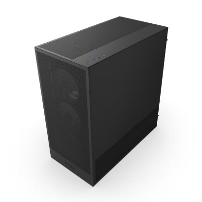 Kućište NZXT H5 Flow RGB 2024, MIDI, ATX, window, crno, bez napajanja