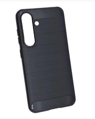 Futrola +CLASS TPU Carbon Matte, za Samsung Galaxy S25, crna