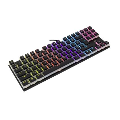 Tipkovnica WHITE SHARK Tessen, RGB, crveni switch, mehanička, crna, USB