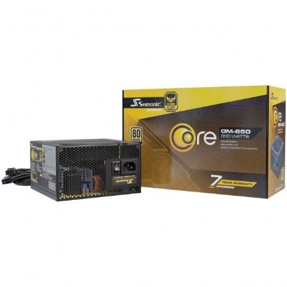 Napajanje 650W, SEASONIC G12 GM, 120mm vent, ATX, polu modularno, 80+ Gold