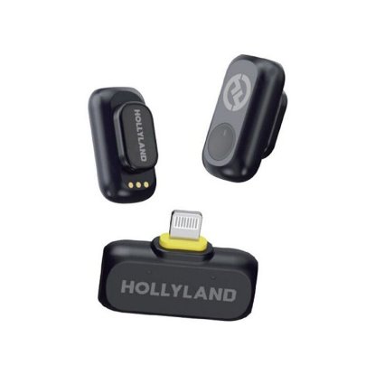 Mikrofon HOLLYLAND Lark A1 Mini Duo Lightning, crni