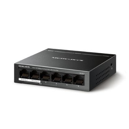 Switch MERCUSYS MS106LP, 10/100 Mbps, 4xPoE, 6-port