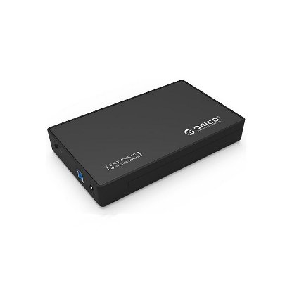 Eksterno kućište ORICO 3.5" SATA HDD, tool free, Aluminium, USB 3.0, crno