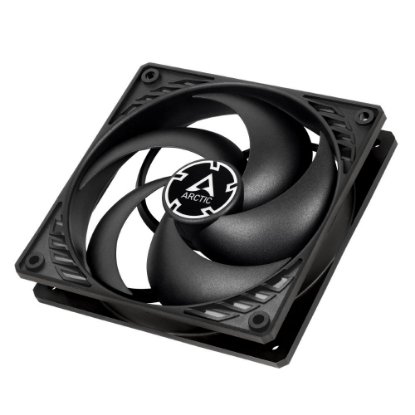 Ventilator ARCTIC P12 PWM PST, 120mm, 1800 okr/min, black/black