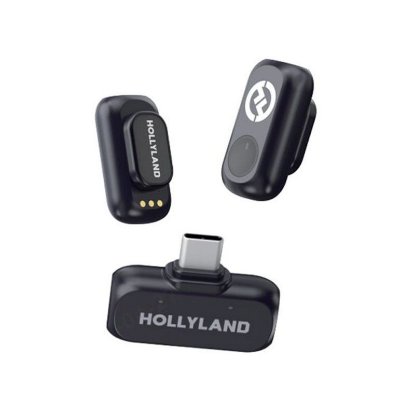 Mikrofon HOLLYLAND Lark A1 Mini Duo USB-C, crni