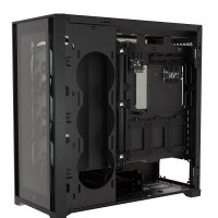 Kućište CORSAIR iCUE 5000X RGB, window, MIDI, ATX, crno, bez napajanja