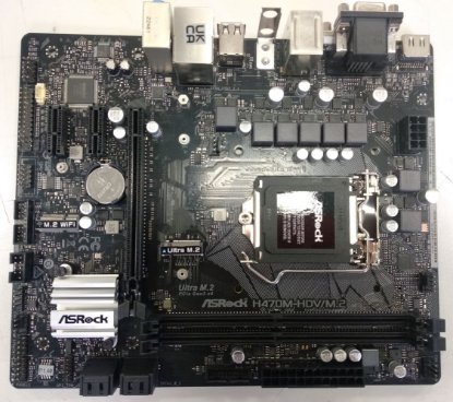 RABLJENI - Matična ploča ASROCK H470M-HDV/M.2, Intel H470, DDR4, mATX, s. 1200 - 10Gen procesora