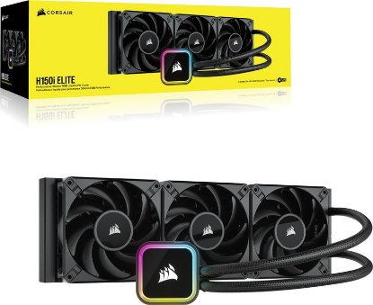 Vodeno hlađenje CORSAIR Cooling Hydro H150i iCUE Elite RGB, CW-9060060-WW, za Intel i AMD