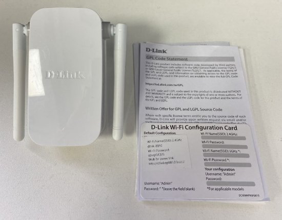 RABLJENI - Wireless range extender D-LINK DAP-1325/E, 802.11b/g/n, bežični