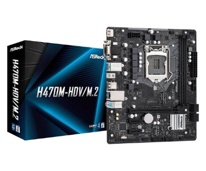 RABLJENI - Matična ploča ASROCK H470M-HDV/M.2, Intel H470, DDR4, mATX, s. 1200 - 10Gen procesora