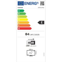 Mini-LED TV 65" HISENSE 65U7Q PRO, Smart TV, 4K UHD, DVB-T2/C/S2, USB, Wi-Fi, BT, crni - energetski razred E