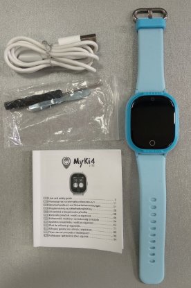RABLJENI - Dječji pametni sat MYKI 4 Lite, praćenje lokacije, primanje i slanje poziva, slanje SMS-a, plavi