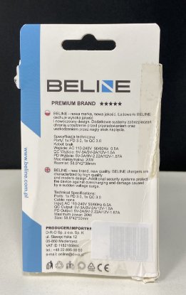 RABLJENI - Kućni punjač BELINE BLN2CB20, 20W, PD3.0/QC3.0, USB-C + USB-A, crni