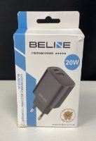 RABLJENI - Kućni punjač BELINE BLN2CB20, 20W, PD3.0/QC3.0, USB-C + USB-A, crni