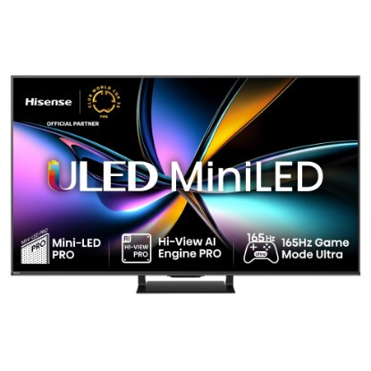 Mini-LED TV 55" HISENSE 55U7Q PRO, Smart TV, 4K UHD, DVB-T2/C/S2, USB, Wi-Fi, BT, crni - energetski razred E