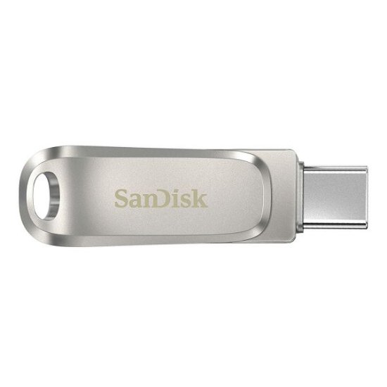 Memorija USB 3.1 FLASH DRIVE, 128GB, SANDISK Ultra Dual Drive Luxe USB-C, SDDDC4-128G-G46, srebrna