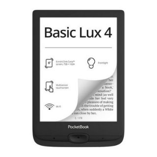 E-Book Reader POCKETBOOK Basic Lux 4, 6" Touch, 8GB, WiFi, crni