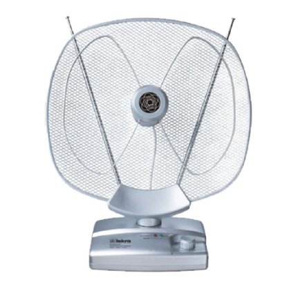 Antena ISKRA G2235-07, sobna sa pojačalom, UHF/VHF, srebrna