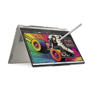Laptop LENOVO Yoga 7 2-u-1 83JR008BSC / Ryzen AI 7 350, 16GB, 1TB SSD, AMD Radeon Graphics, 14" WUXGA OLED Touch, Windows 11, srebrni