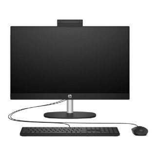 Računalo AiO HP 24-cr0048ny / 23,8" FHD IPS, Ryzen 5 7520U, 16GB, 512GB SSD, AMD Radeon Graphics, WiFi, tipkovnica, miš, bez OS, crno