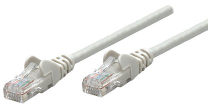 Kabel OCTIO, patch CAT5e, U/UTP, sivi, 1m