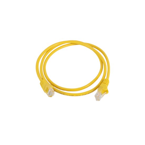 Kabel OCTIO, patch CAT6, U/UTP, žuti, 1m