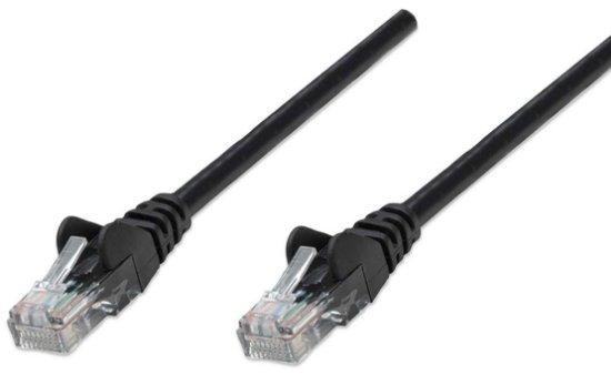 Kabel OCTIO, patch CAT5e, U/UTP, crni, 10m