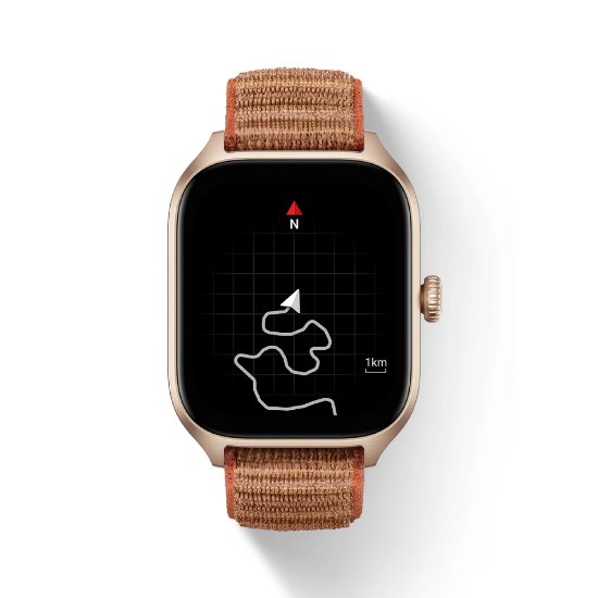 Pametni sat AMAZFIT GTS 4, GPS, pametne obavijesti, Autumn Brown