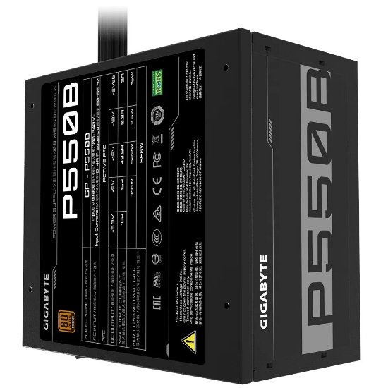 Napajanje 550W, GIGABYTE P550B, ATX v2.31, 120mm vent, 80+ Bronze